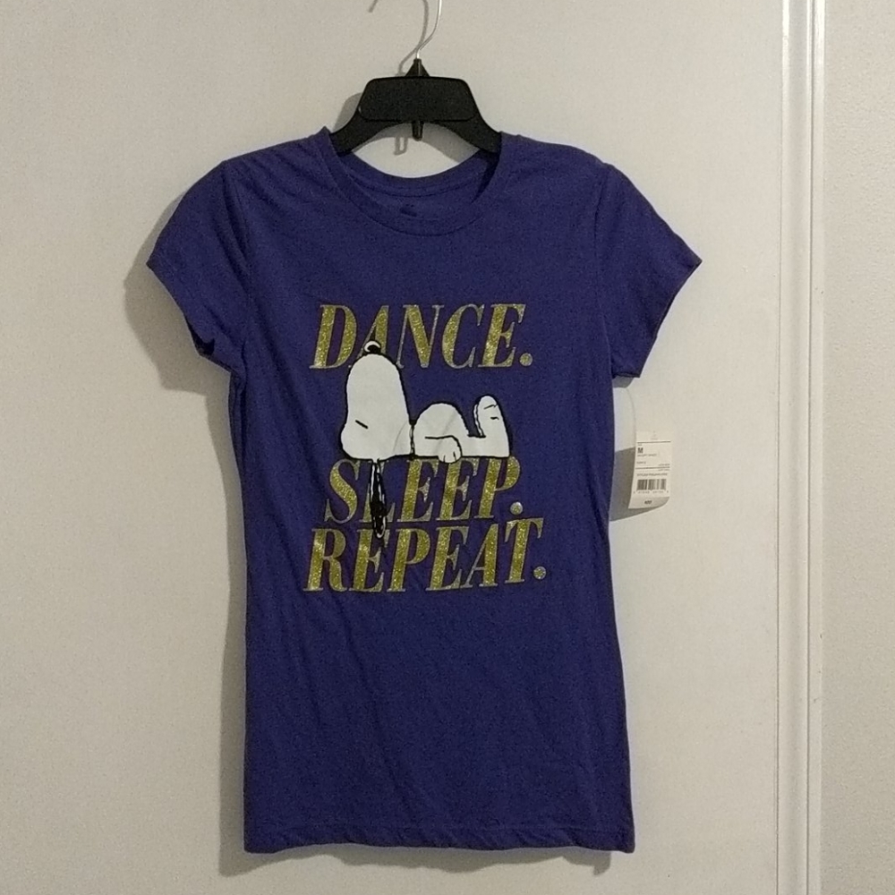 Peanuts Purple Shirt